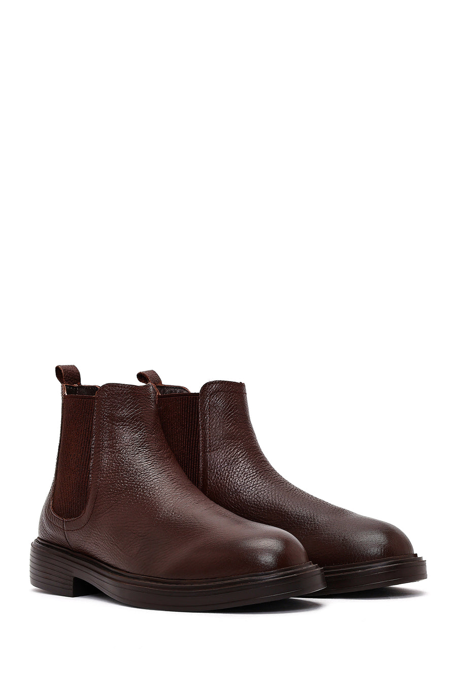 Men's Brown Leather Chelsea Boots