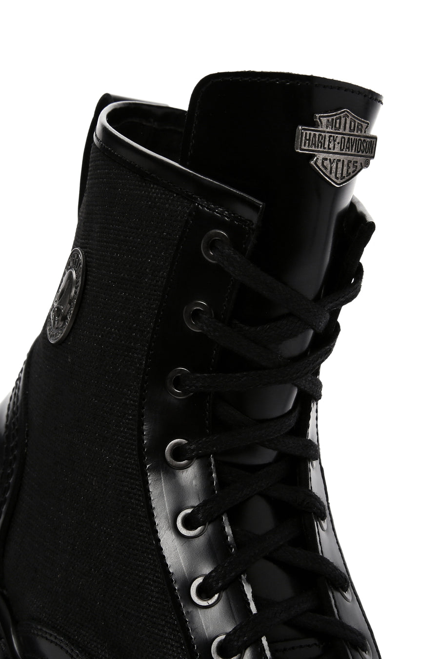Harley Davidson Men's Black Jesus Exc Laced Leather Boots
