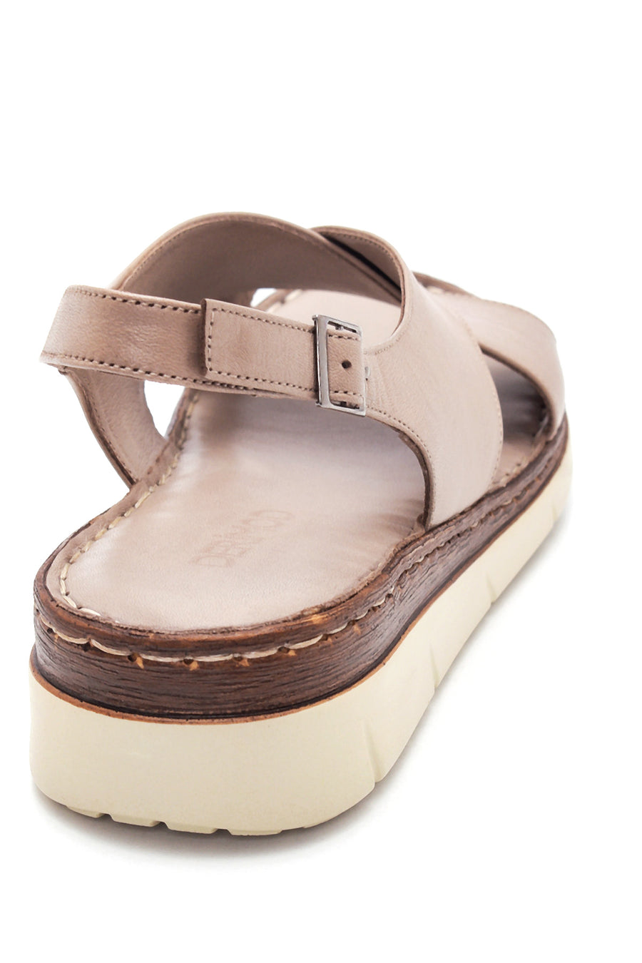 Women's Mink Leather Comfort Sandals