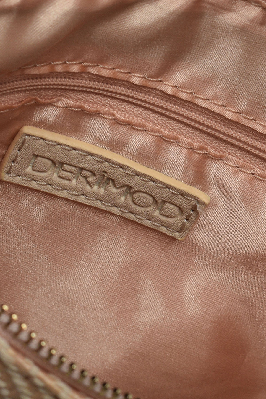 Beige Fabric Women's Portfolio