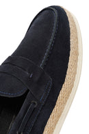 Erkek Lacivert Süet Deri Casual Loafer | Derimod