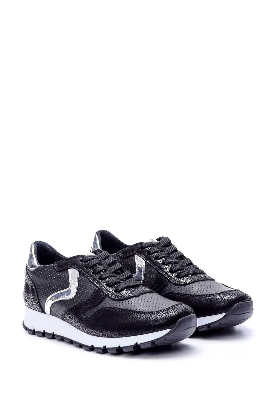 Women's Silver Detailed Sneaker