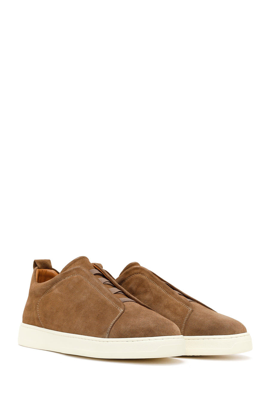 Erkek Taba Süet Deri Sneaker