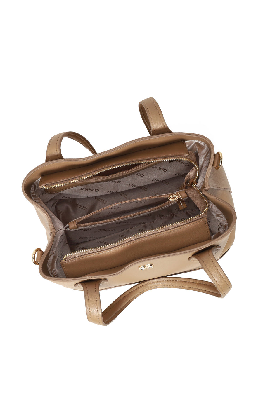Women's Beige Long Strap Classic Shoulder Bag