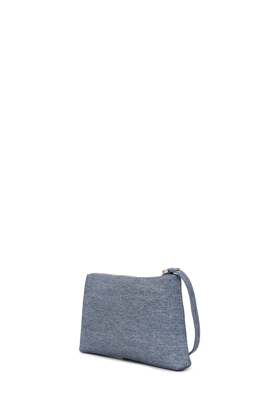 Woman Jean Blue Knitted Shoulder Bag