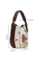 Woman Multicolored Patterned Shoulder Bag | Derimod