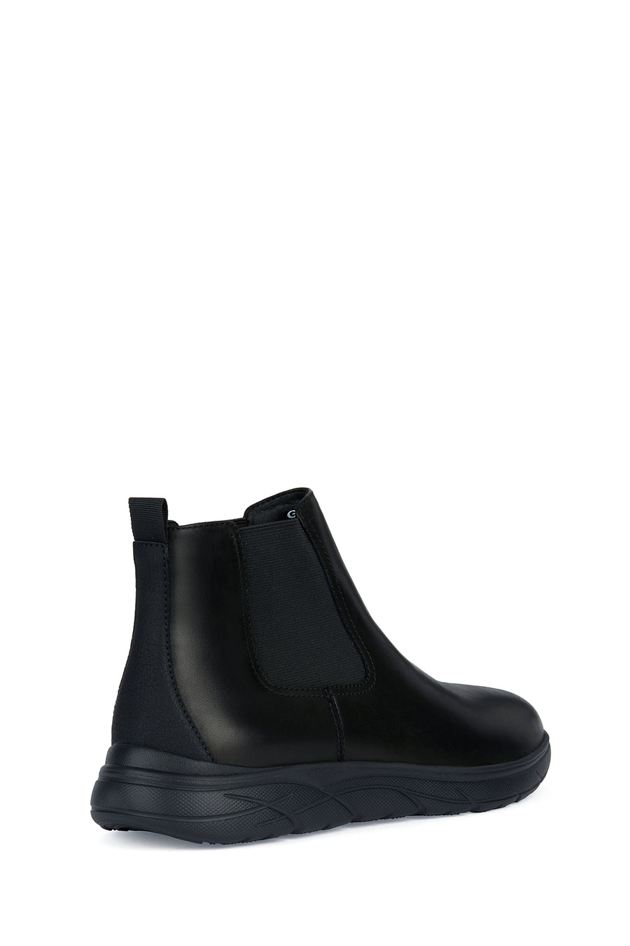 Geox Men's Black U Portello Leather Chelsea Boots