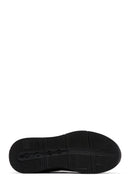 Men's Black Lace-Up Nubuck Leather Sneakers | Derimod