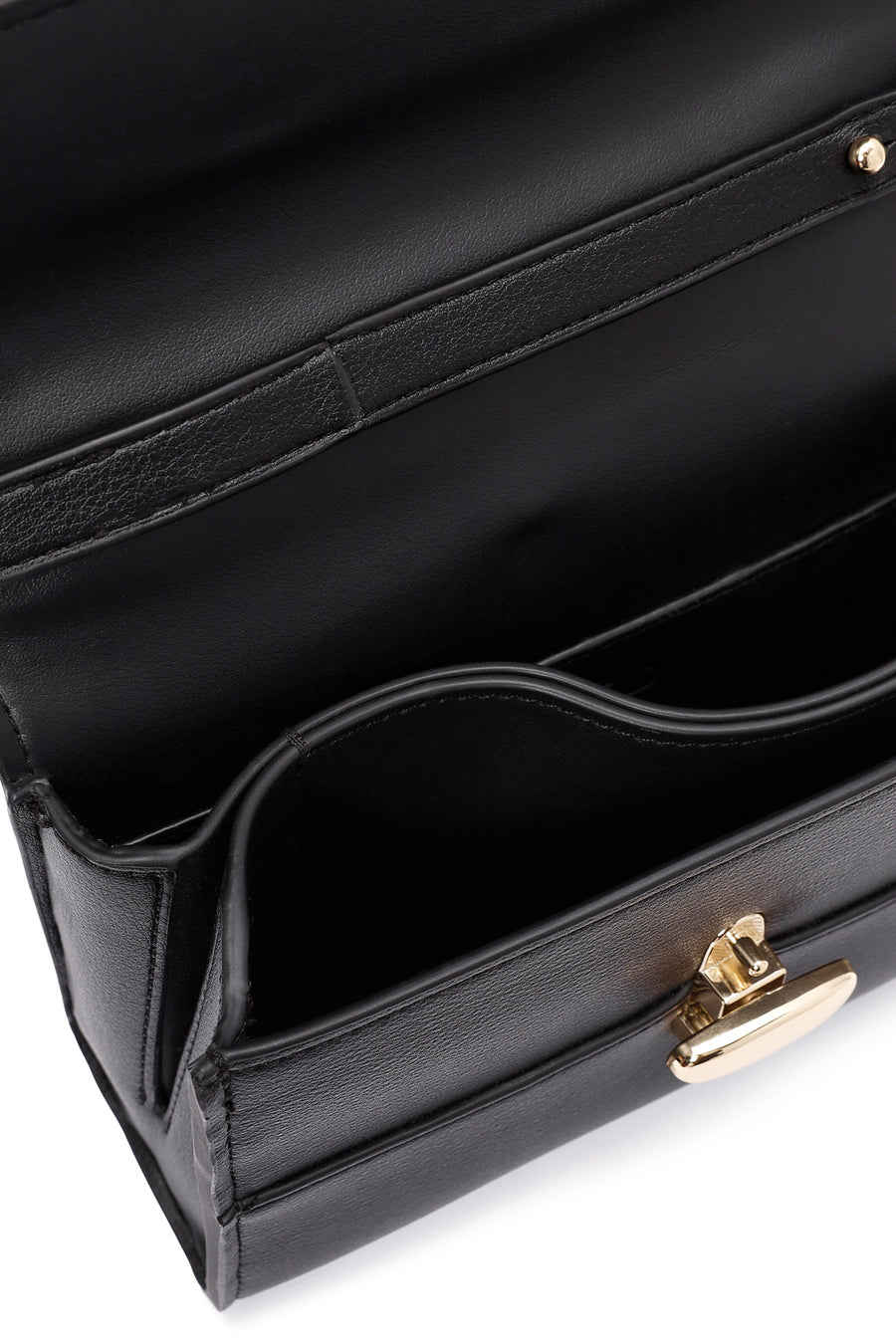 Women's Black Long Strap Crossbody Bag