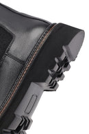 Male Black Leather Chelsea Boots | Derimod