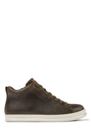 Camper Men's Green Runner Four Leather Sports Boots | Derimod