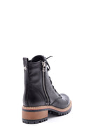 Women's Zippered Leather Boots | Derimod
