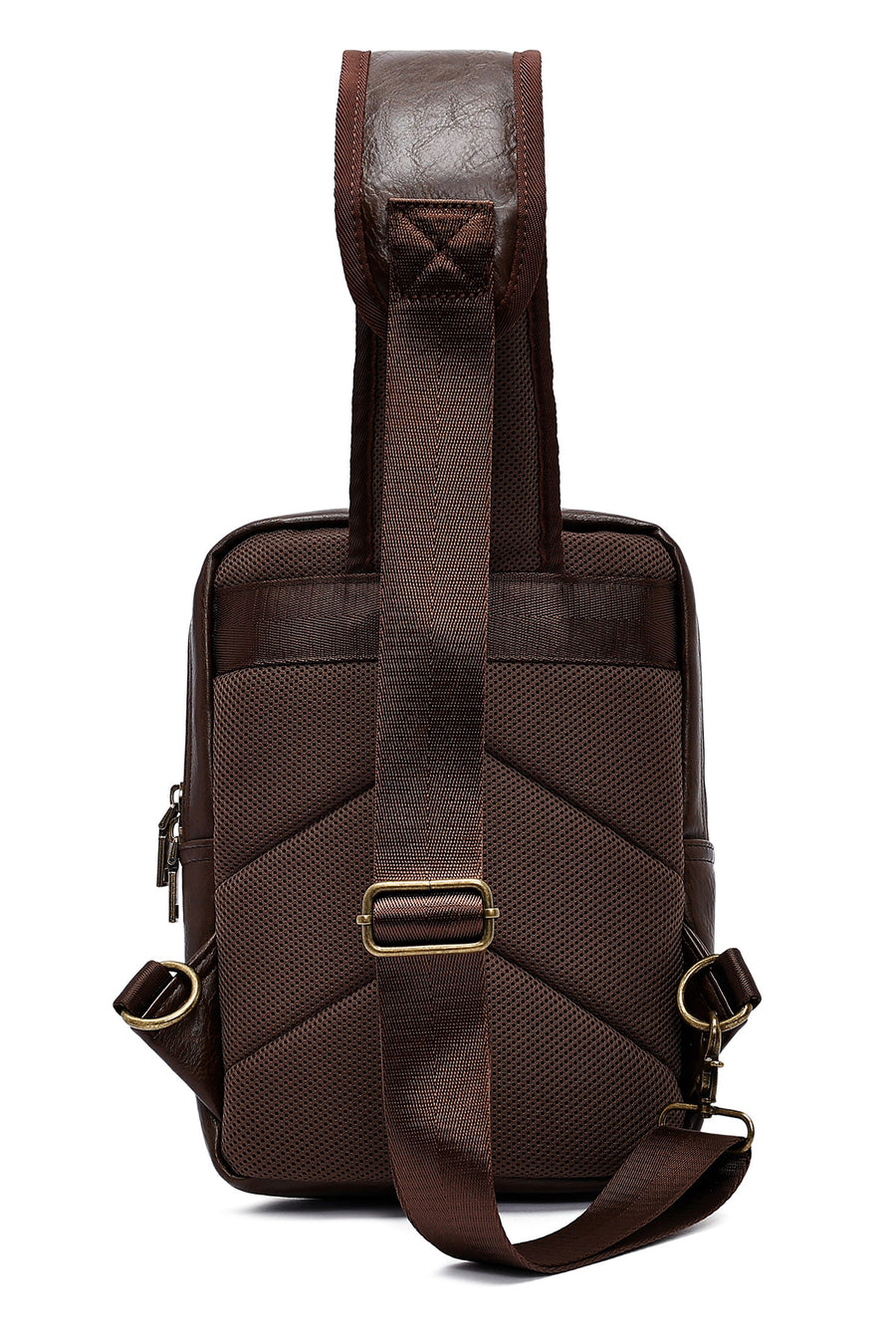 Men's Brown Crossbody Bag