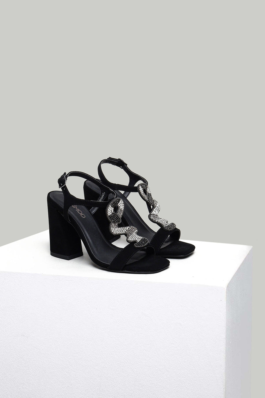 Nubuck Women's Heeled Sandals