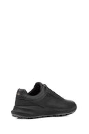 Geox Erkek Siyah U PG1X ABX Bağcıklı Deri Sneaker | Derimod