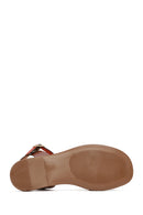 Women's Multicolored Leather Bodrum Sandals | Derimod