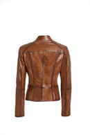 Eva Women's Leather Jacket | Derimod
