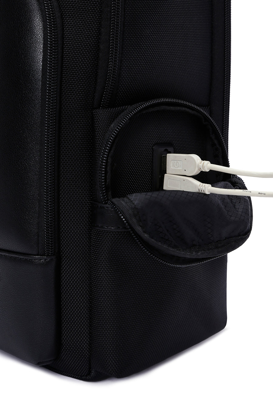 D-Pack Unisex Black Technological Backpack