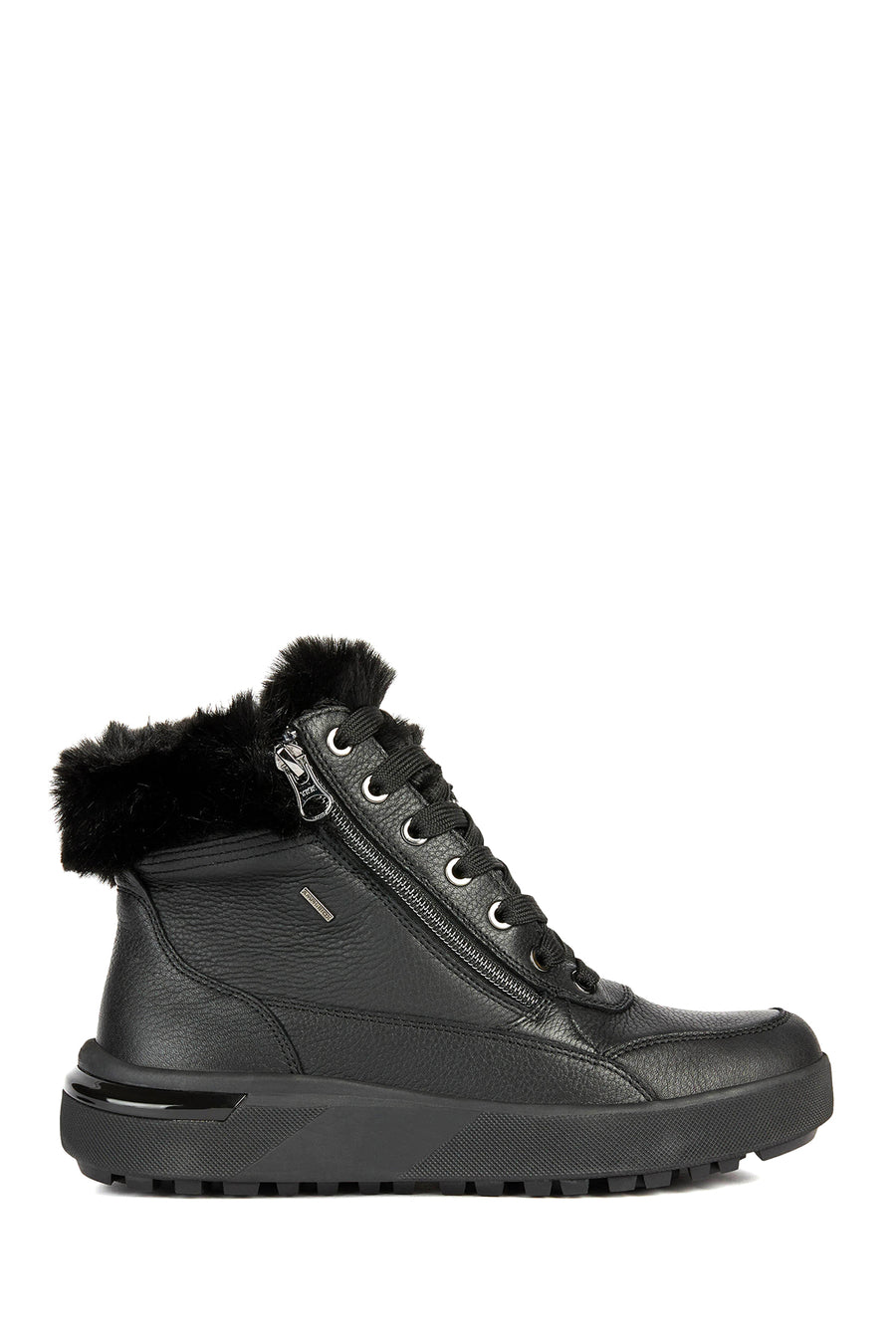 Geox Women's Black Dalyla Abx Laced Waterproof Leather Boots D26QSA00046C9999 | Derimod