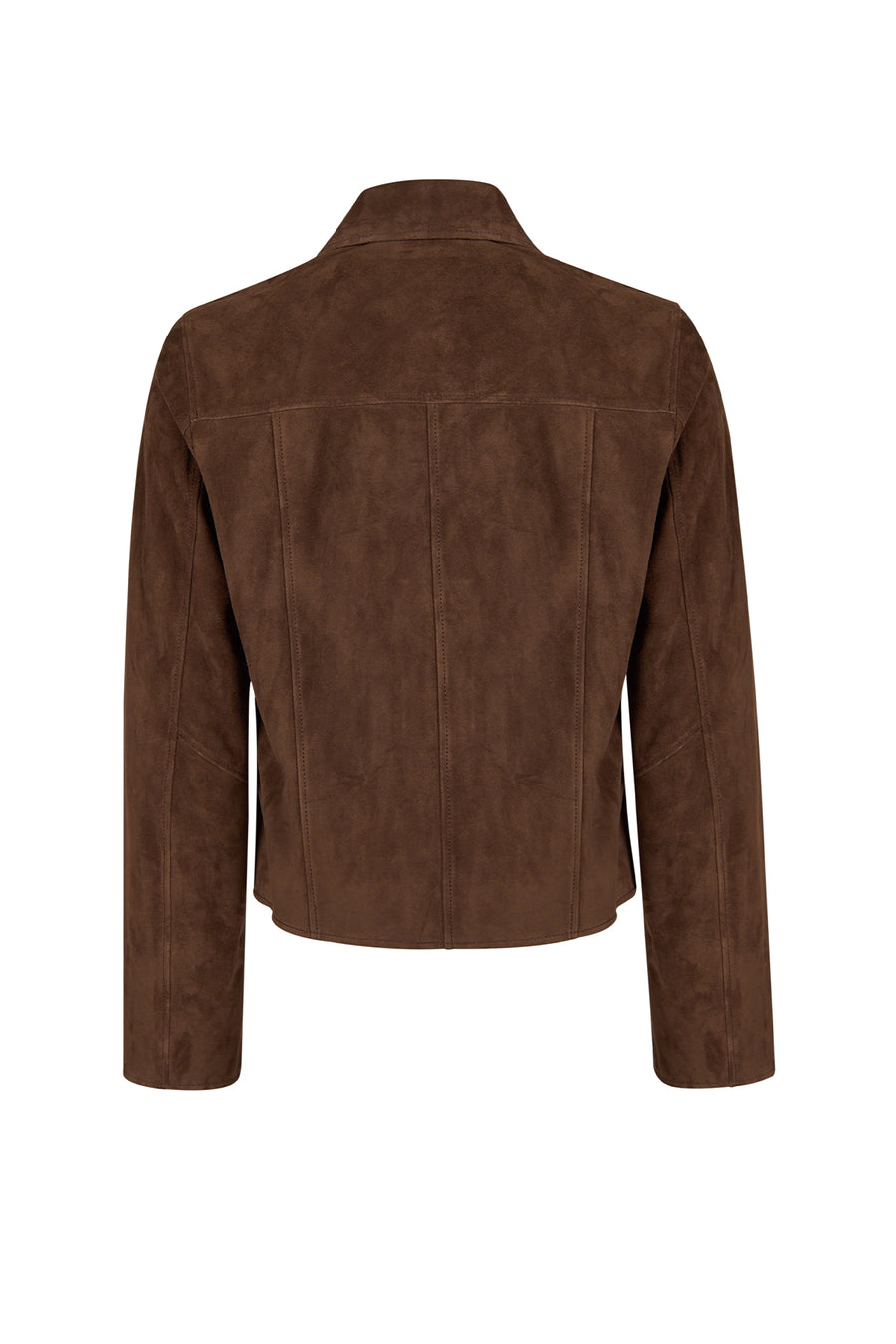 Marbella Woman Brown Suede Jacket