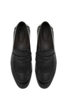 Derimod Black Male Black Leather Classic Loafer | Derimod