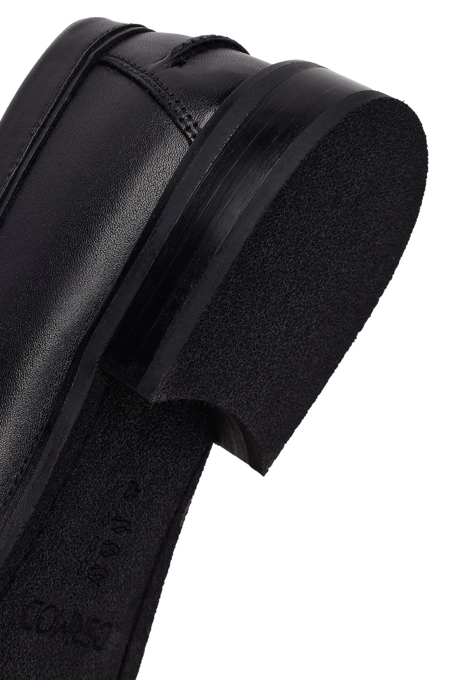 Male Black Leather Casual Loafer