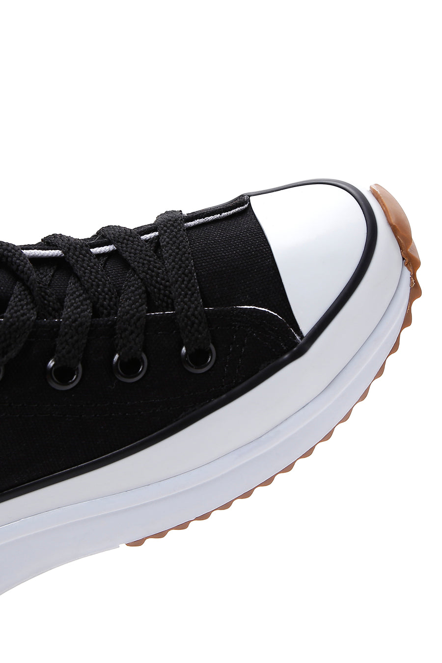 Kadın Siyah Kalın Tabanlı Bilekli Sneaker