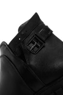 Women's Black Leather Comfort Boots | Derimod