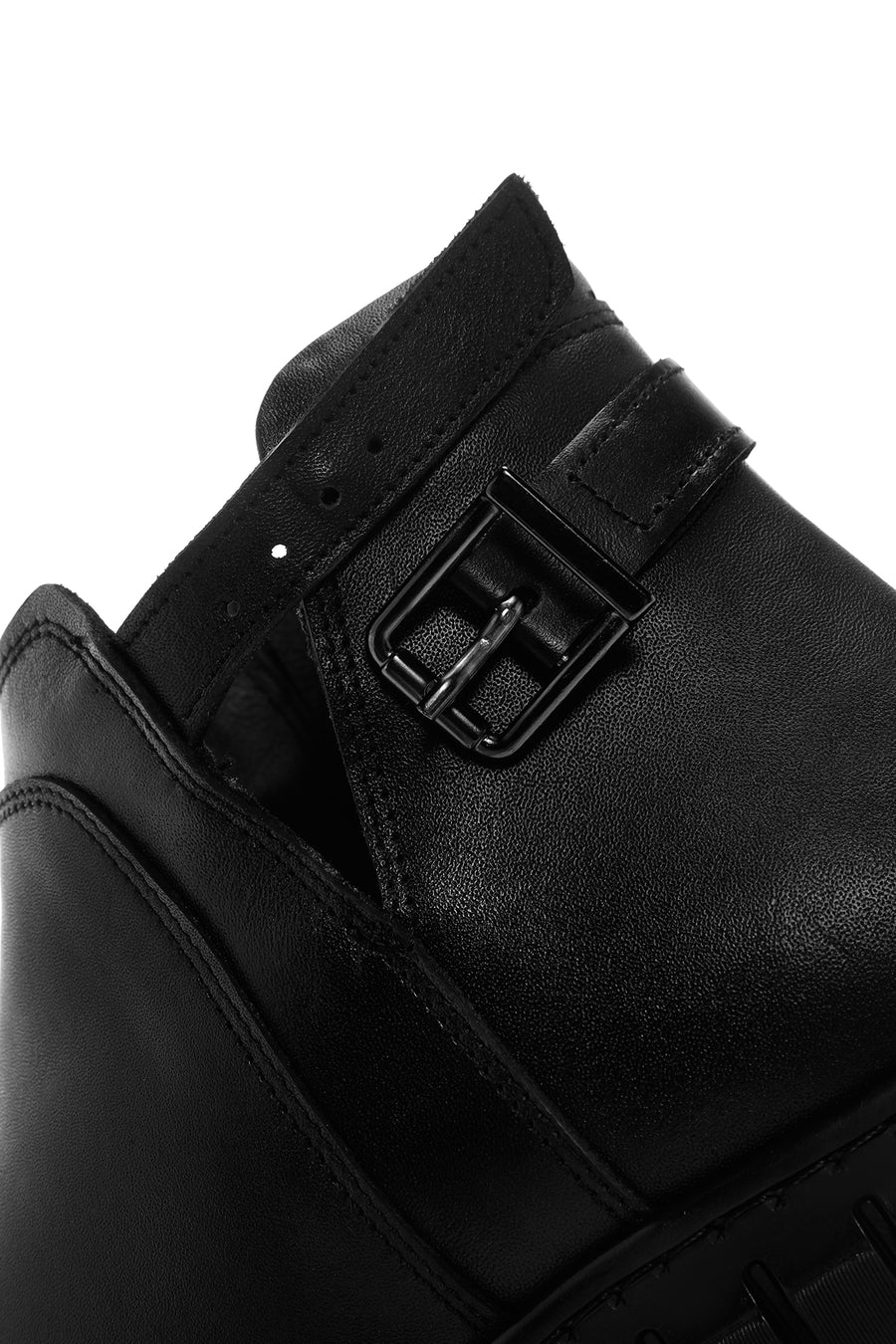 Women's Black Leather Comfort Boots