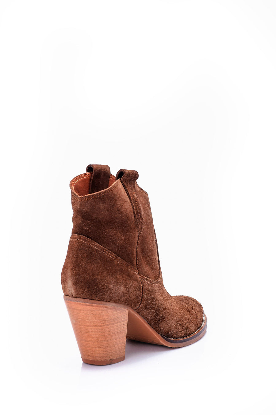 Women's Suede Leather Heeled Boots