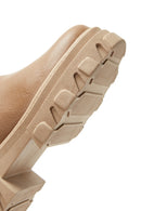 Women's Brown Leather Thick Soled Boots | Derimod