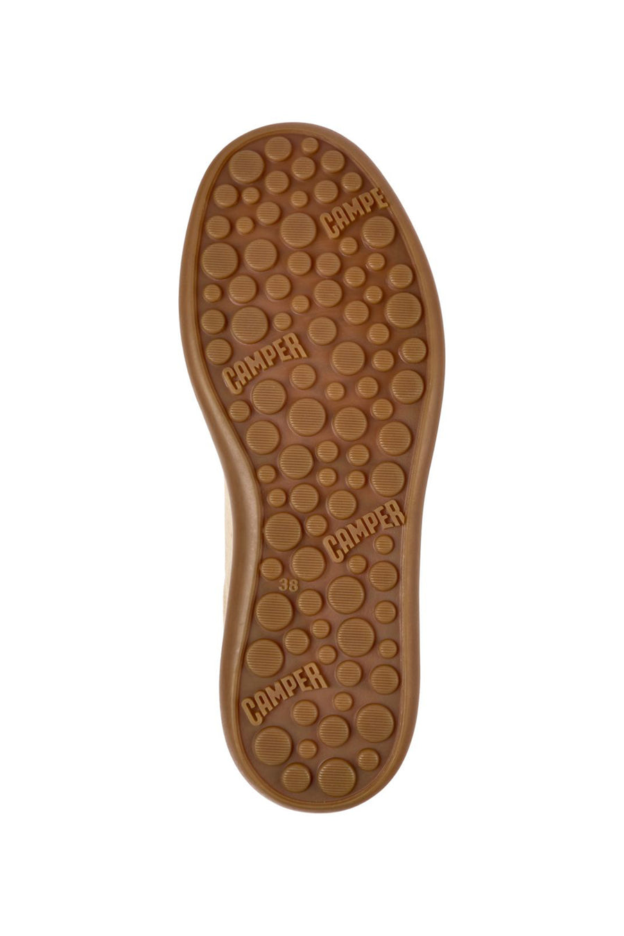Camper Women's Beige Pelotas Soller Lace-up Leather Sneaker