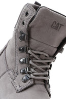 Caterpillar Women's Gray Sophist Nubuck Leather Boots | Derimod