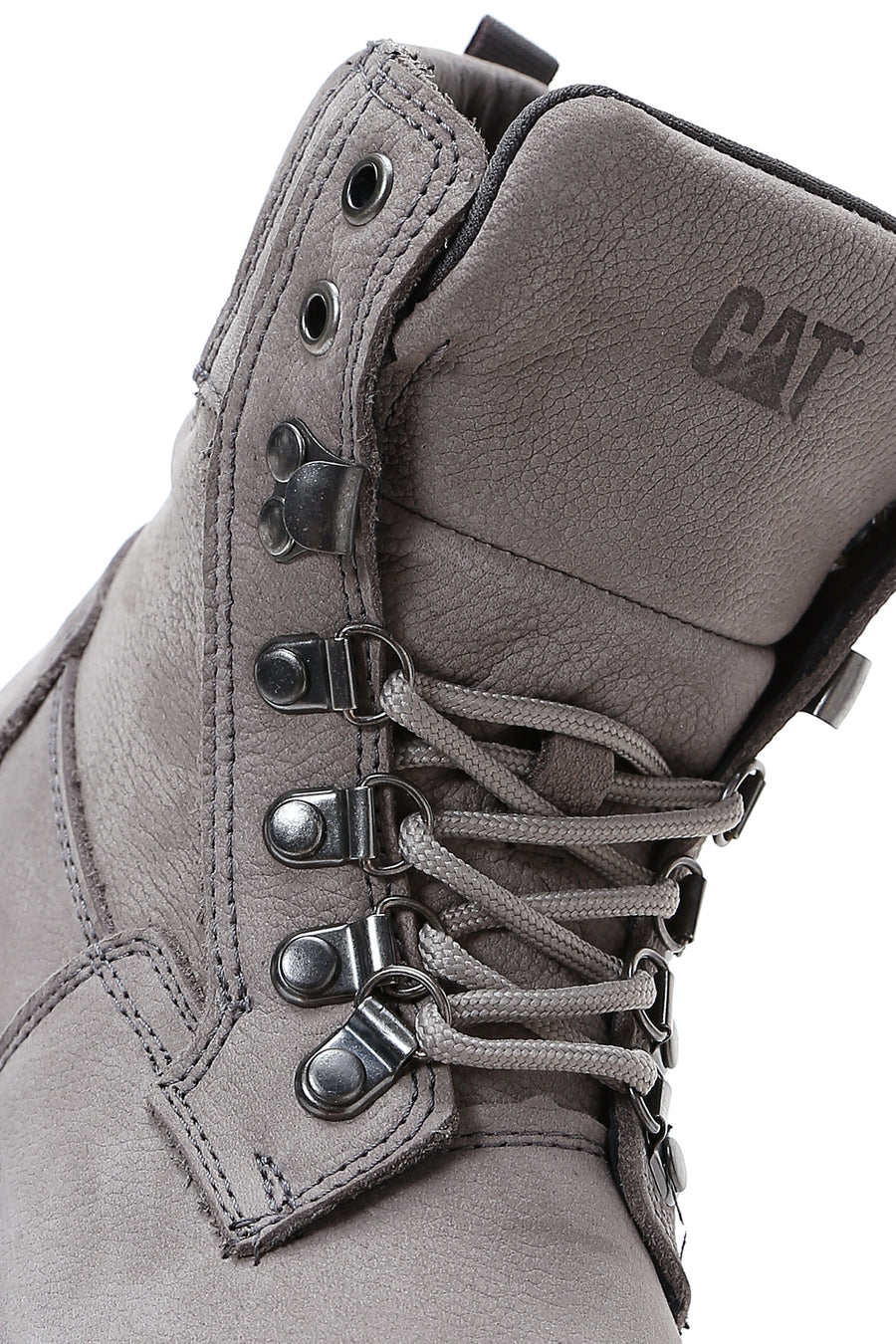 Caterpillar Women's Gray Sophist Nubuck Leather Boots