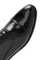 Men's Black Laced Leather Classic Shoes | Derimod