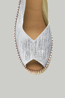 Women's White Leather Sandals | Derimod