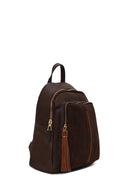 Woman Brown Casual Backpack | Derimod