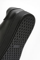 Men's Black Lace-up Leather Sneaker | Derimod