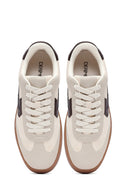 Women's Beige Lace-Up Thick-Soled Sneaker | Derimod
