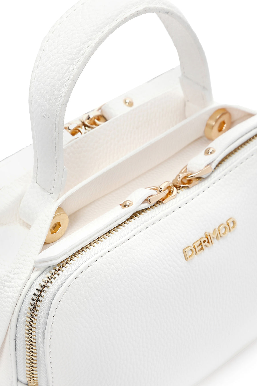 Women's White Long Strap Crossbody Bag