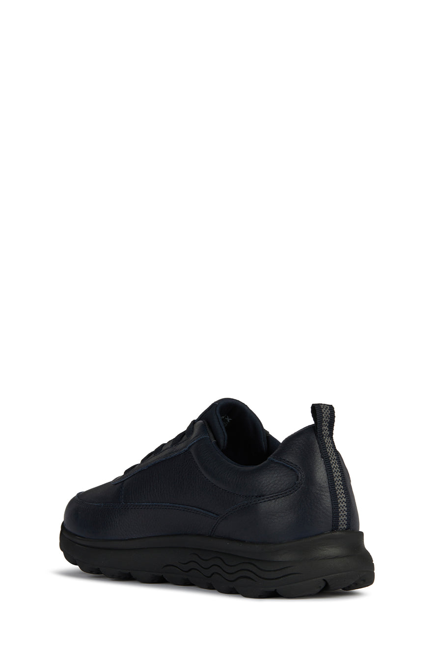 Geox Men's Navy Blue U Spherica Leather Sneaker