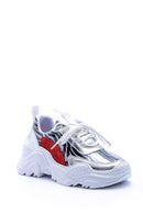 Women's Silver Detailed Sneaker | Derimod