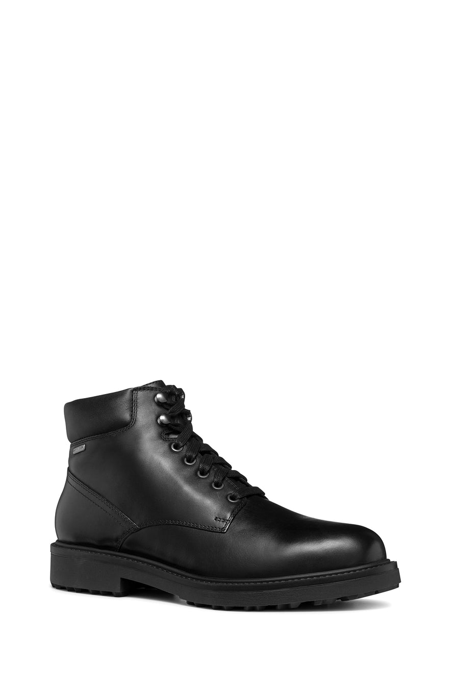 Geox Men's Black Lagorai + Grip Abx Laced Waterproof Leather Casual Boots