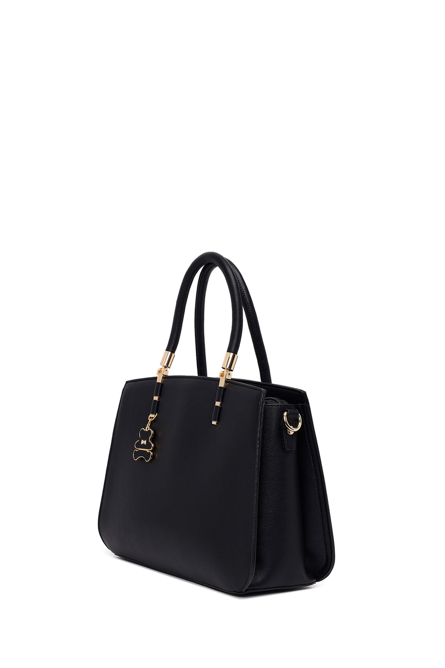 Woman Black Long-Strap Shoulder Bag