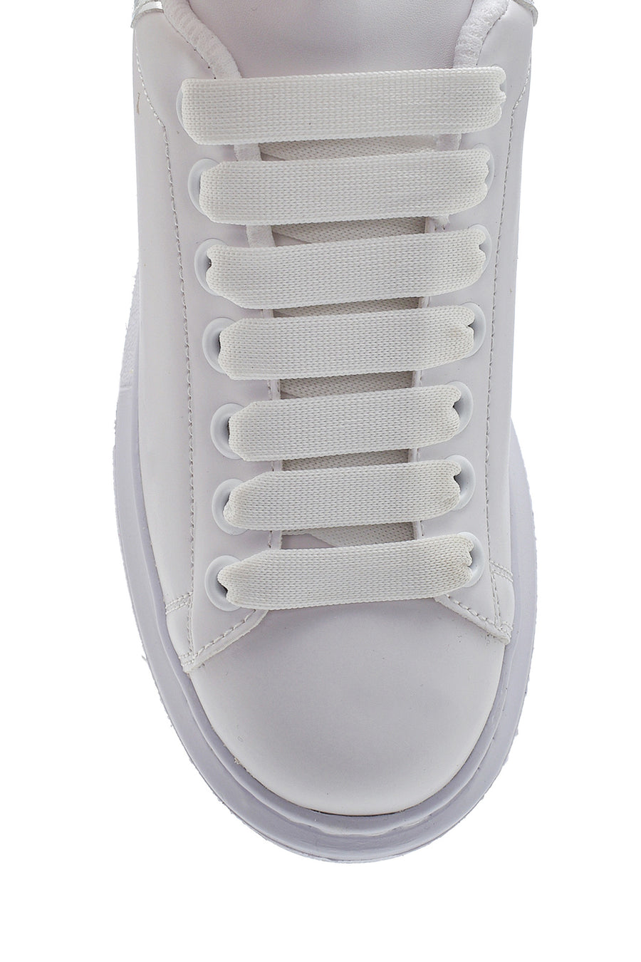 Kadın Beyaz Kalın Tabanlı Sneaker