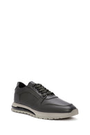 Erkek Yeşil Bağcıklı Deri Casual Sneaker | Derimod