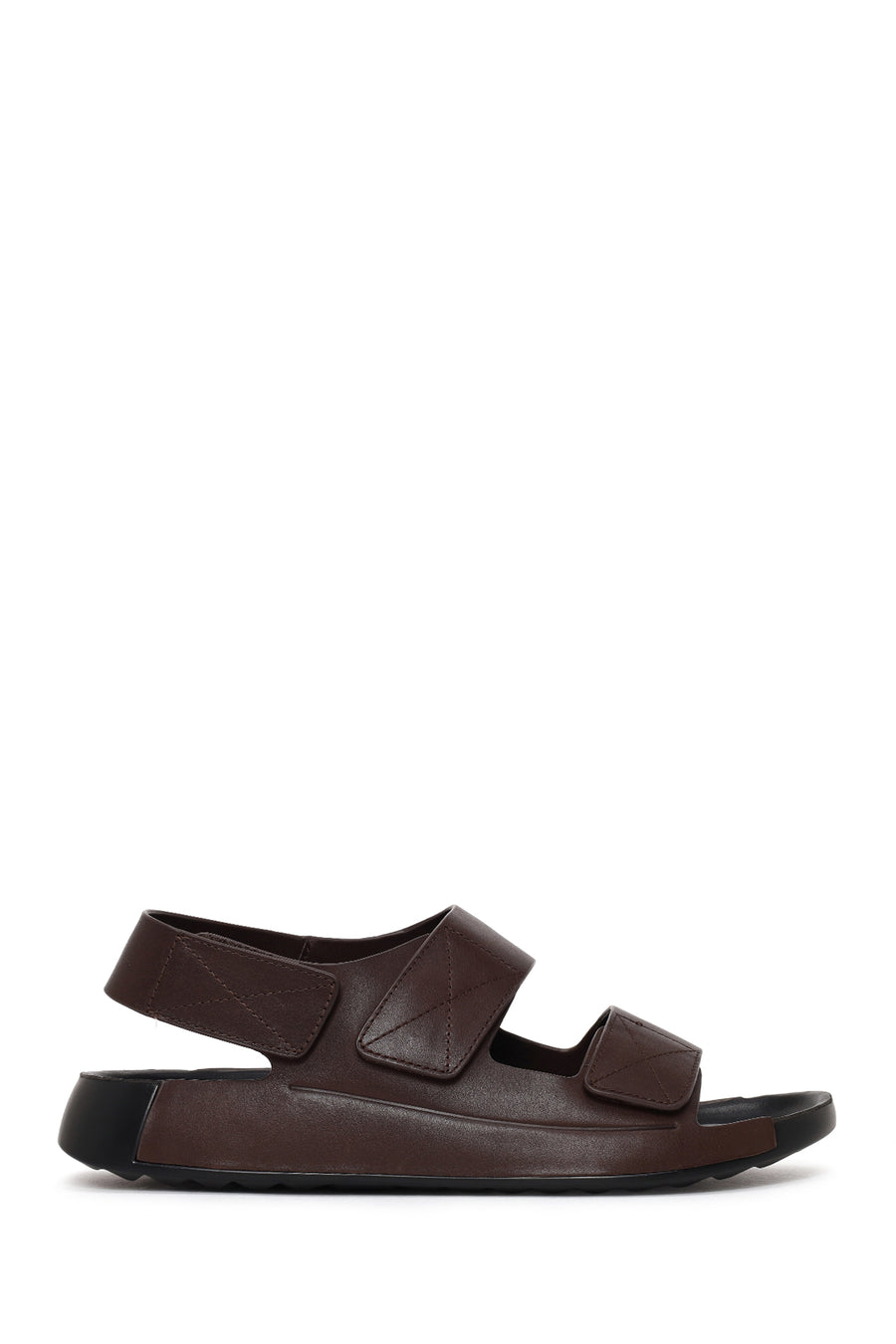 Male Brown Strapped Leather Sandals 26SFD694018 | Derimod