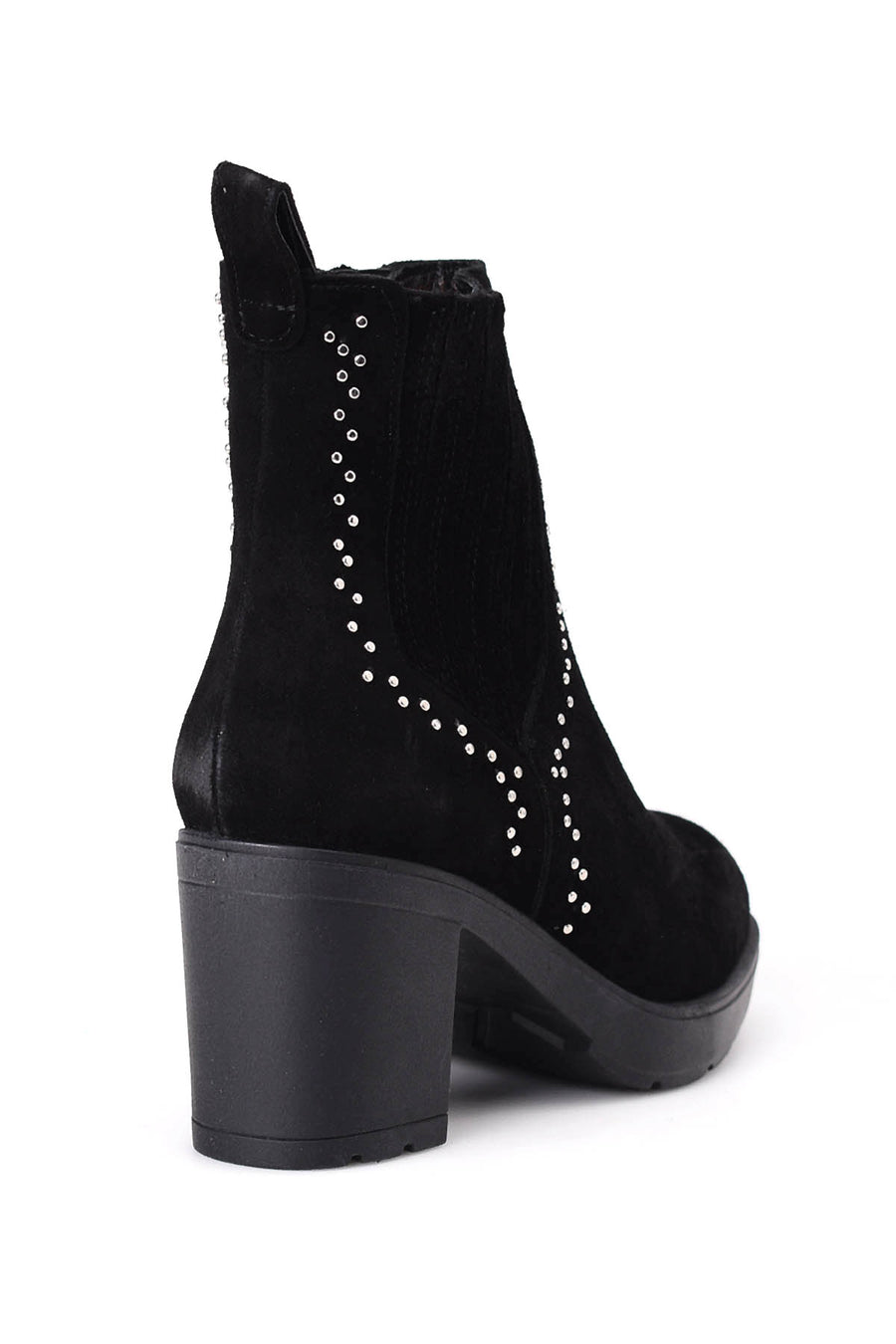 Women's Suede Heeled Boots