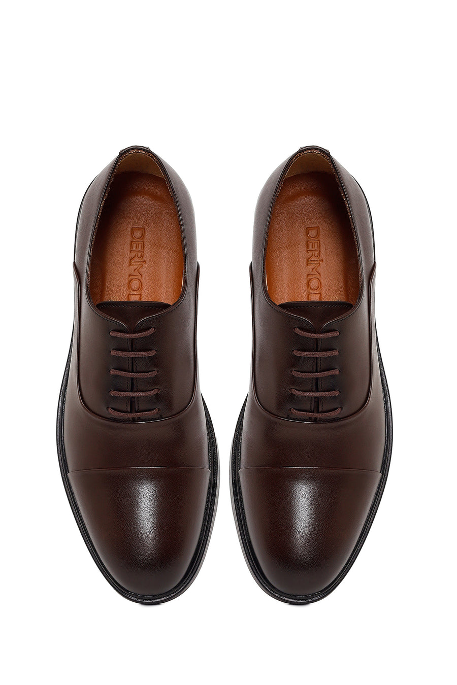Male Brown Lace-up Leather Casual Shoes