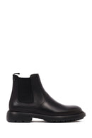 Men's Black Leather Chelsea Boot | Derimod